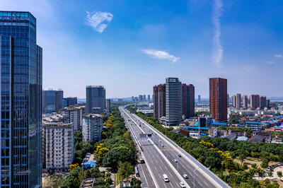 航拍武汉·汉阳·东风大道