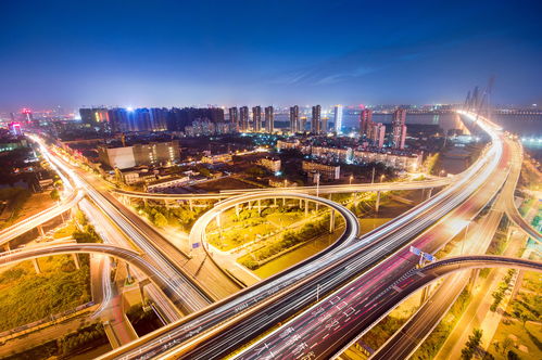 二七长江大桥 城市, 武汉 , 尼康, 夜景 与中秋